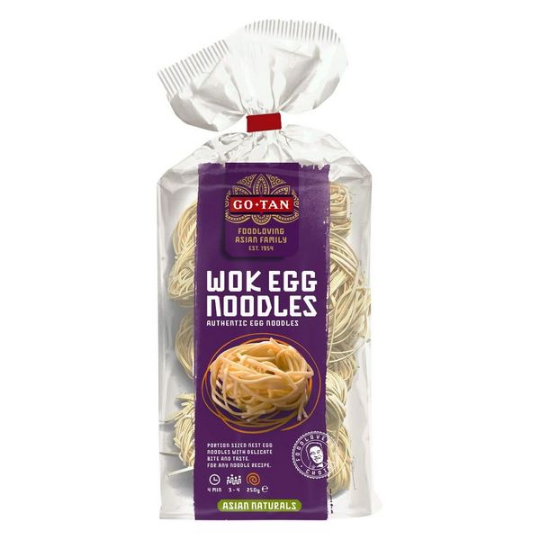 PASTA GO-TAN WOK NOODLES EGG 250G