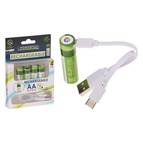 BATTERY POWERF.REC.AA BL4 C/CABO