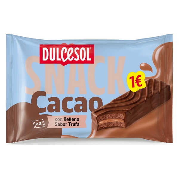 SNACK DULCESOL CHOC/TRUFA 114G