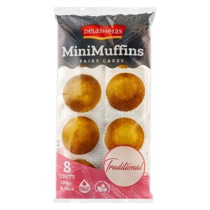 MUFFINS D/HERAS MINI TRAD.180G