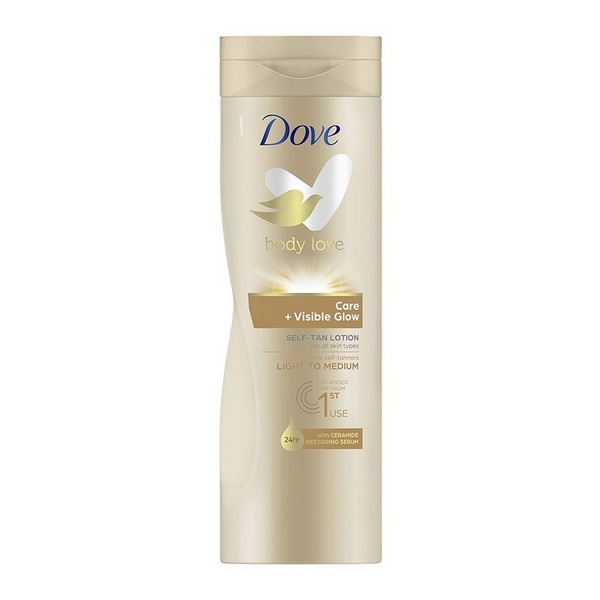 BODY LOTION DOVE CARE+V.GLOW 400M