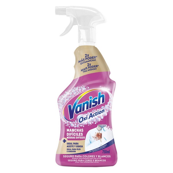 STAIN REMOVER VANISH OXIACT. PIST.750ML