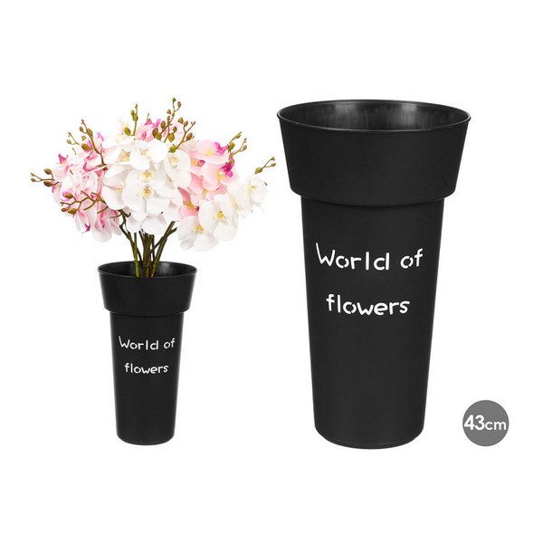 JARRA FLORISTA PRET.43CM 11110