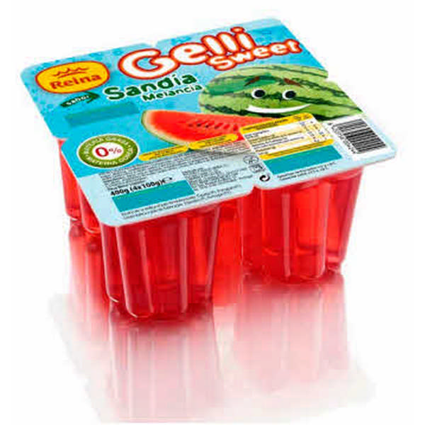 GELATIN REINA G-SW. MELANC.4X100G